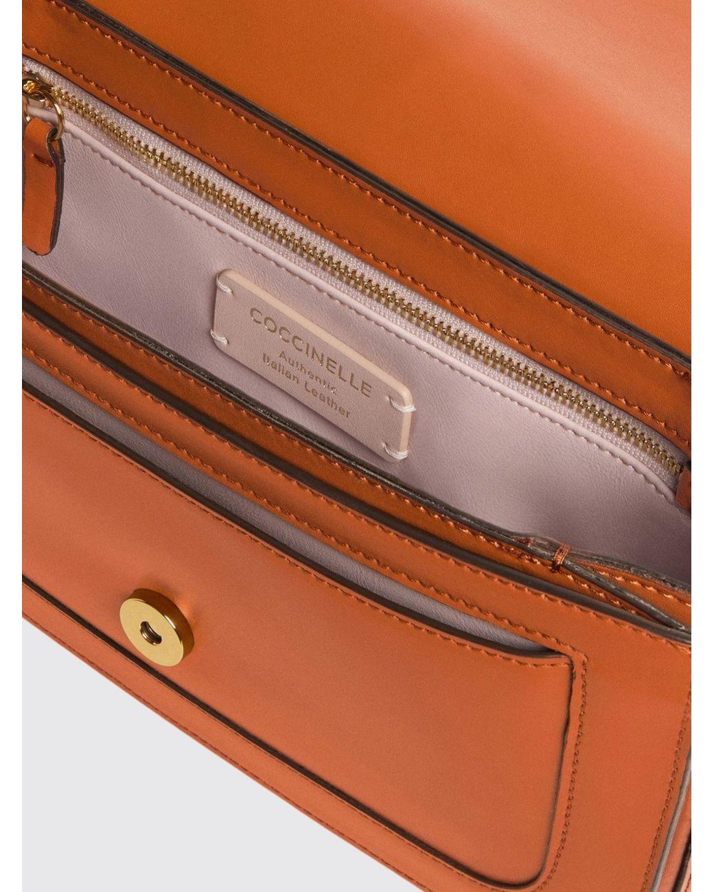 Coccinelle Orange C-Me Leather Bag