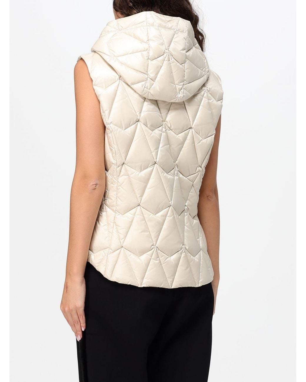Moose Knuckles Natural Hooded Quilted Gilet