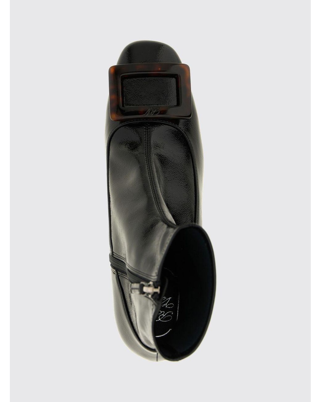 Roger Vivier Black Belle Vivier Ankle Boots