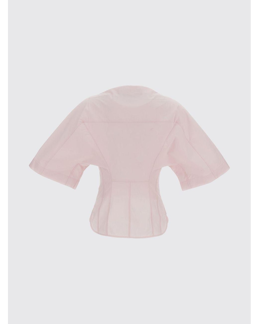 Jacquemus Pink Moisson Cotton Poplin Shirt