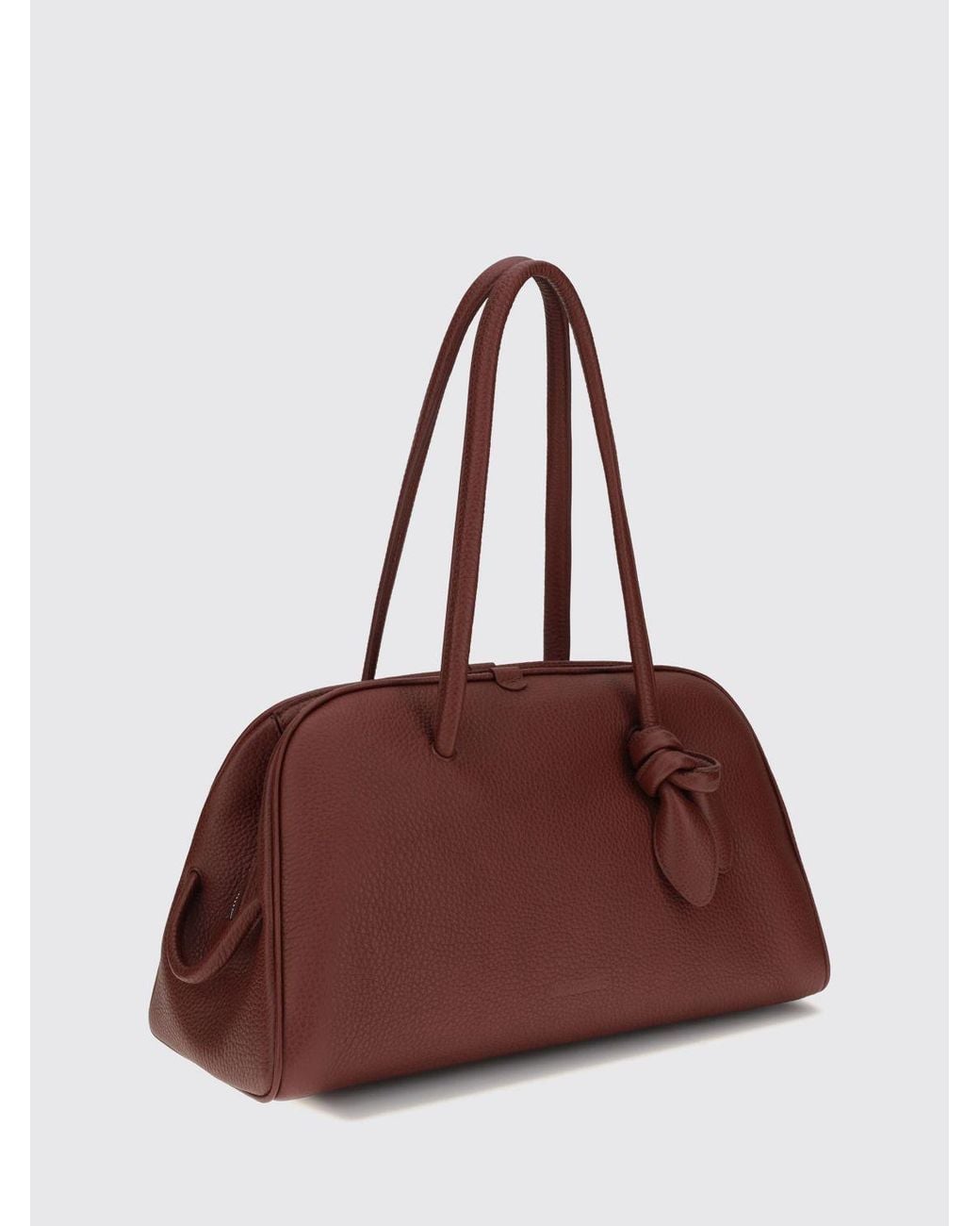 Jacquemus Brown Le Turismo Grained Leather Shoulder Bag With Embossed Logo for men