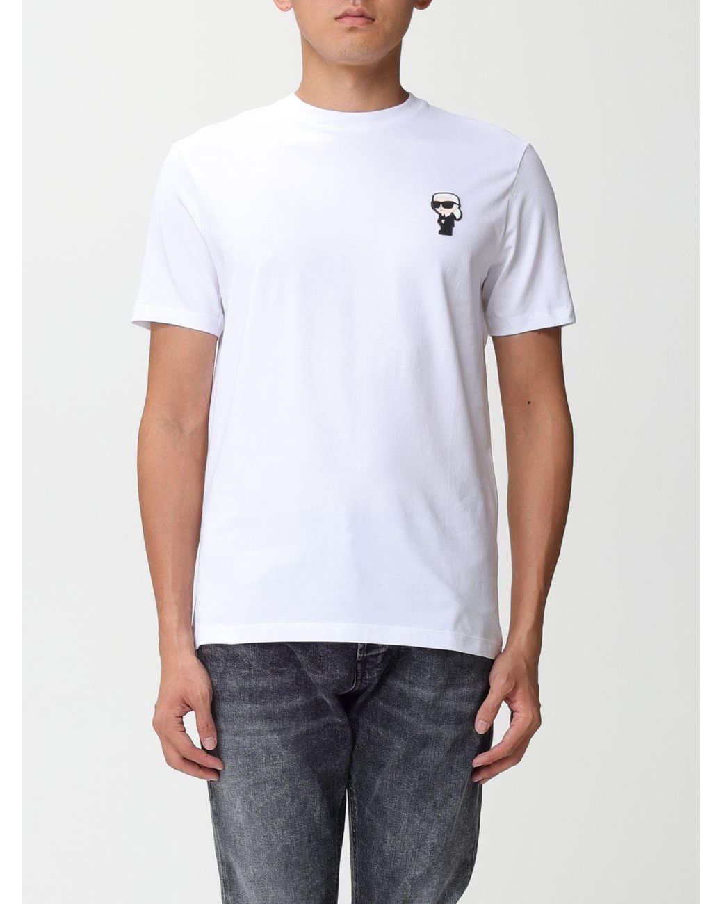 karl lagerfeld white t shirt
