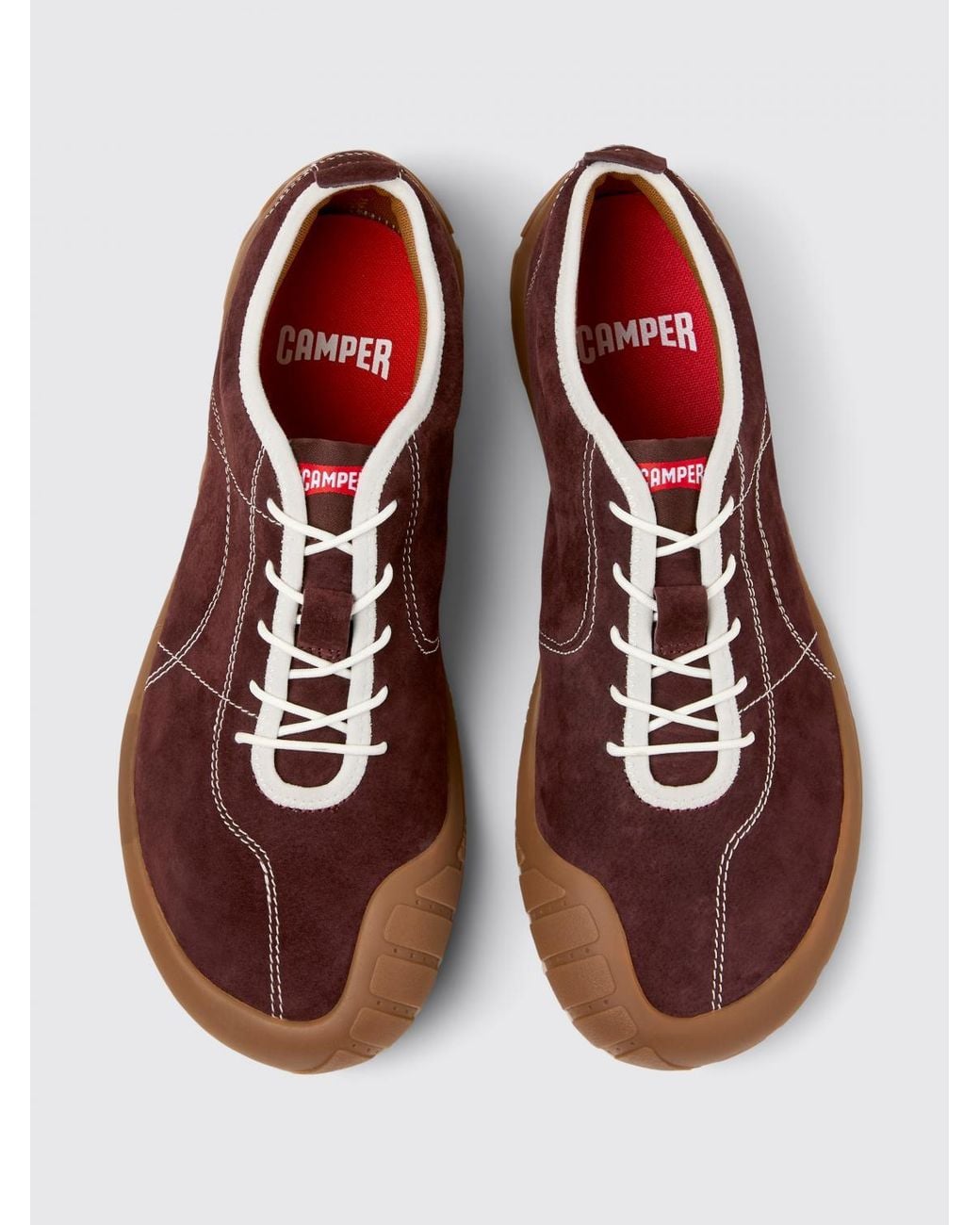 Camper Brown Peu Path Nubuck Sneakers for men