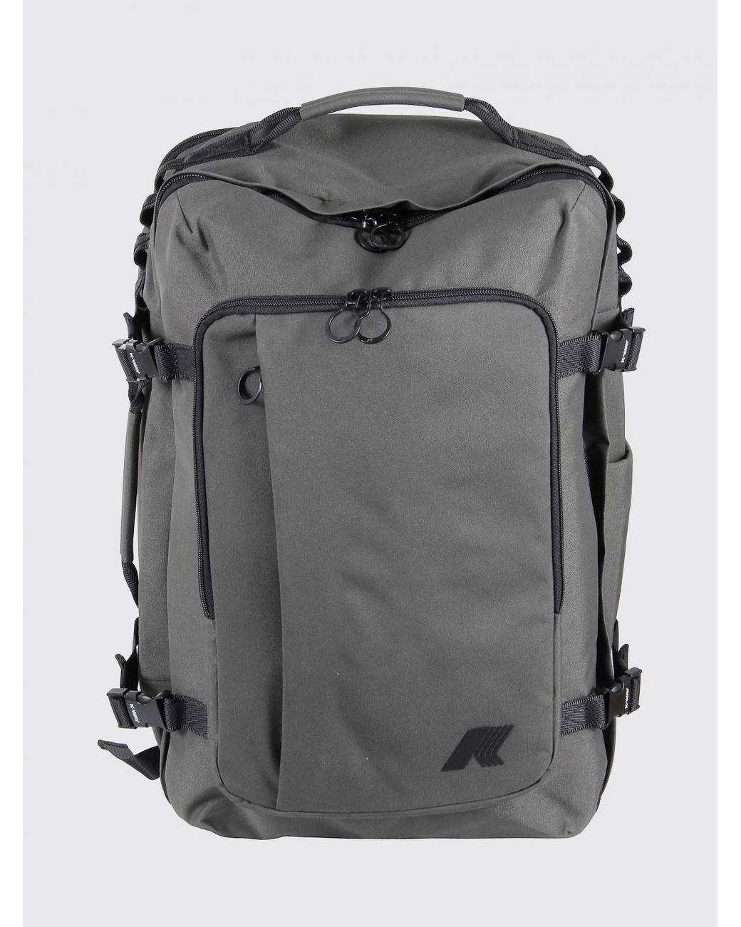 K-Way Gray Salome Ripstop Nylon Bag for men