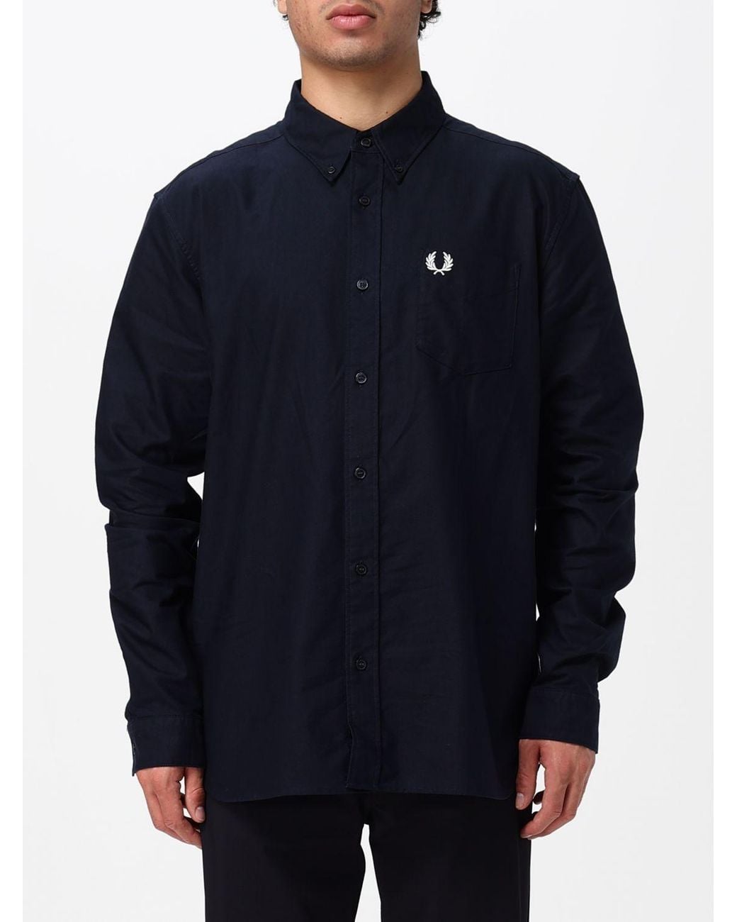 Fred Perry Blue Shirt for men