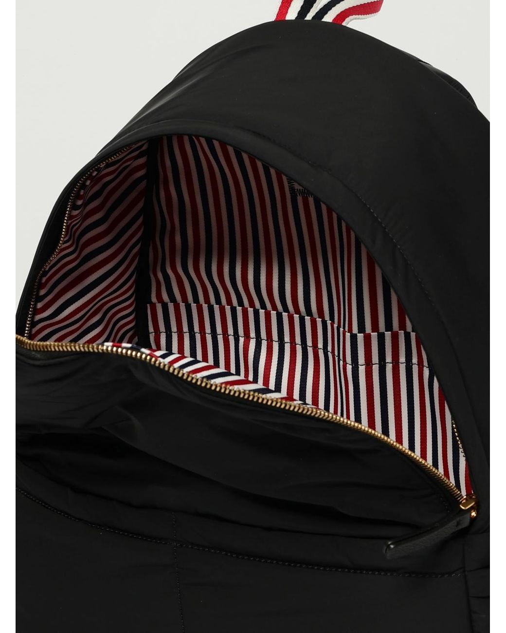 Thom Browne Black Backpack for men