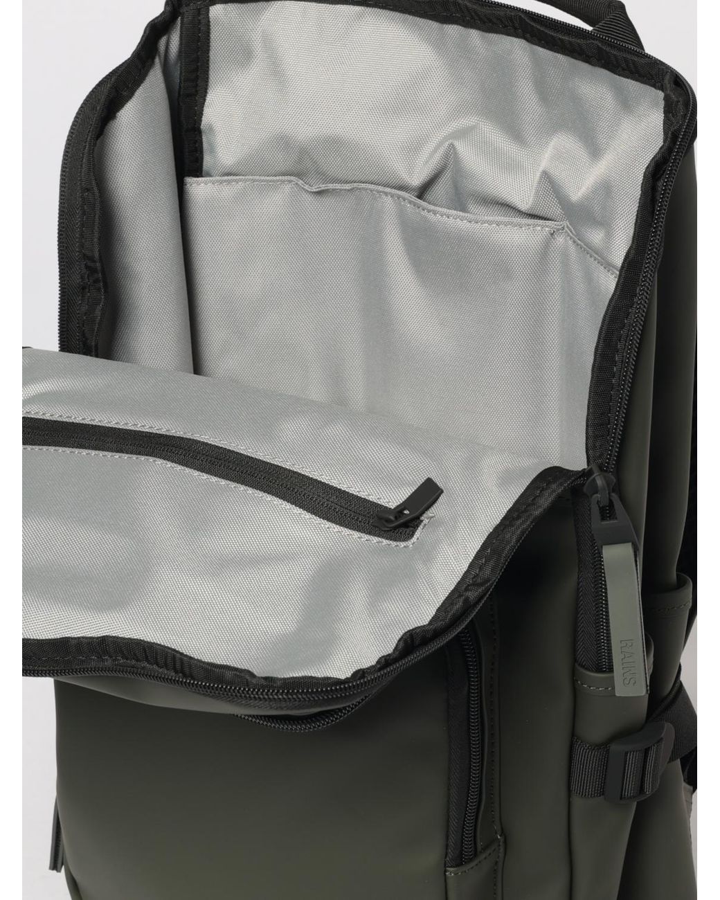 Rains Green Texel Cargo Backpack for men