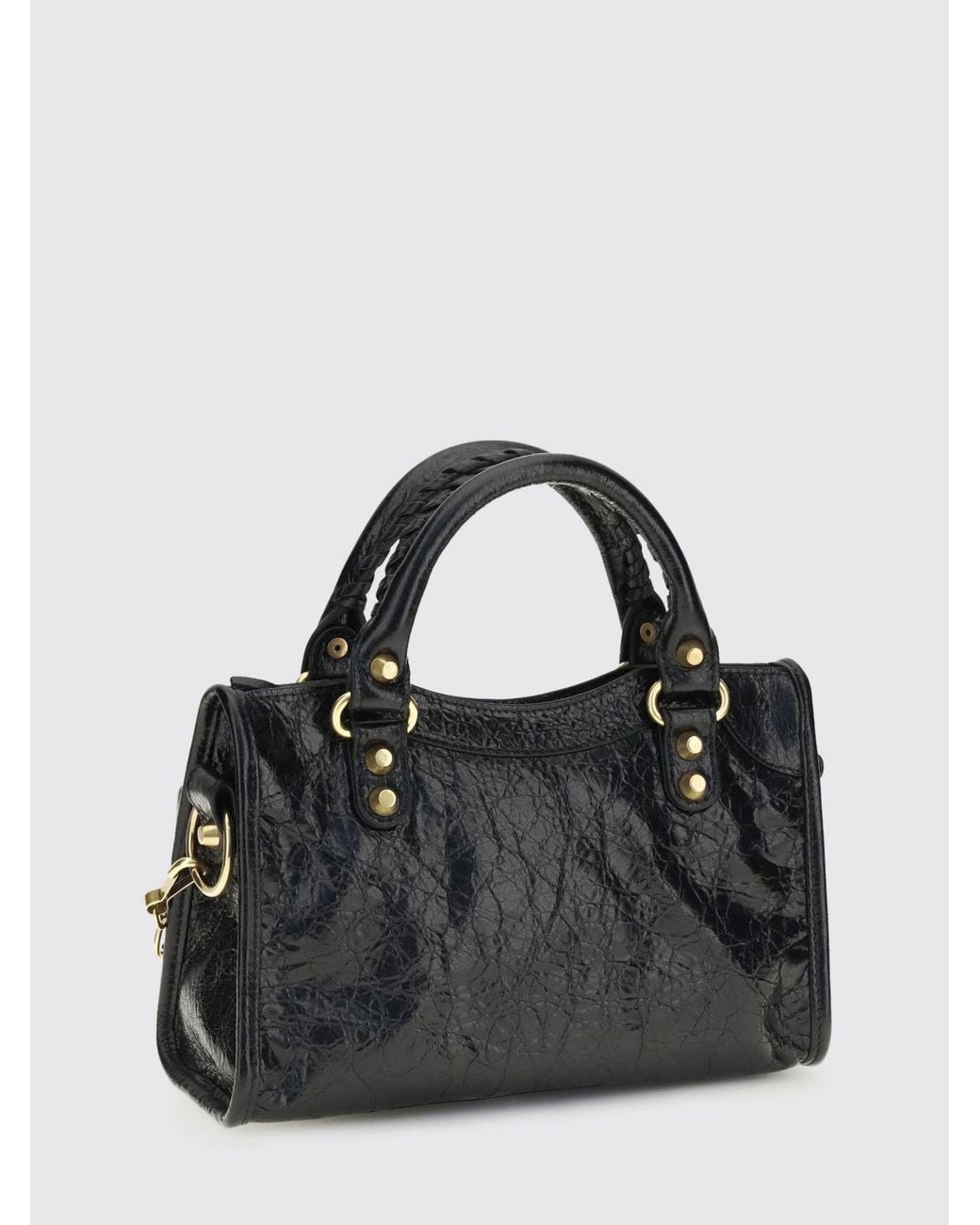 Balenciaga Black Le City Arena Leather Bag