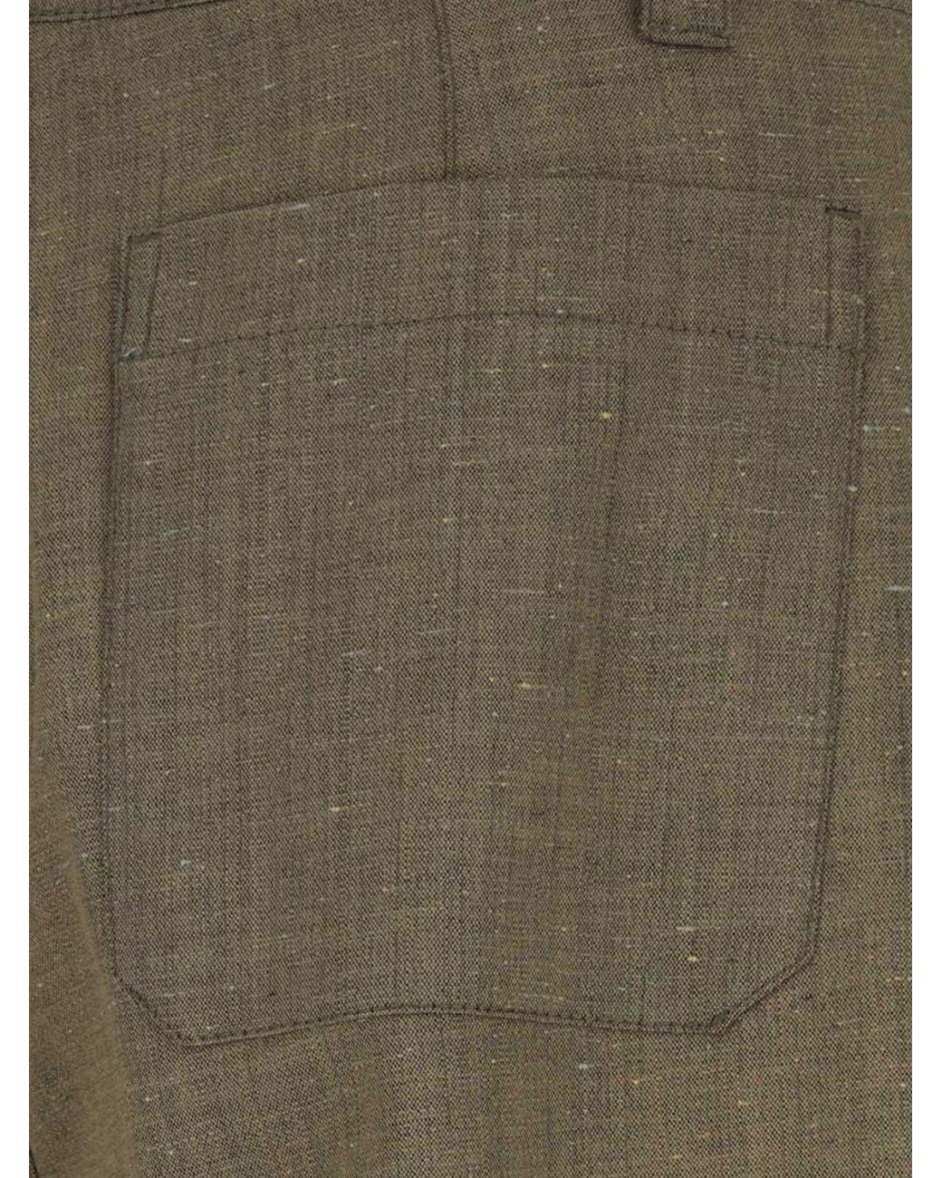 Our Legacy Natural Wide-Leg Pleated Virgin Wool Blend Chino Trousers for men