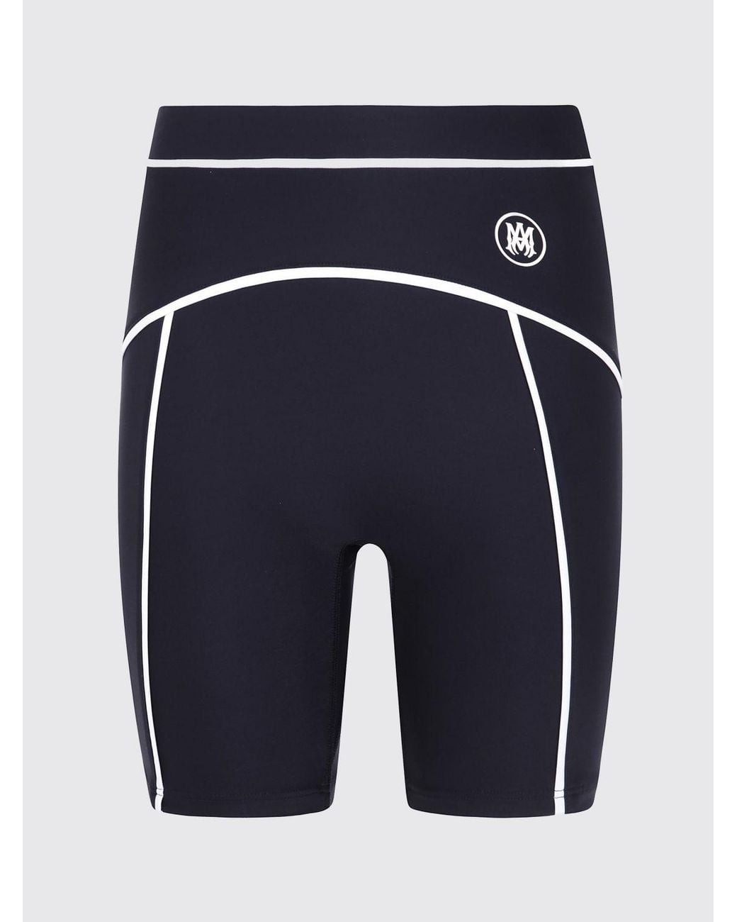 Amiri Blue High-Waisted Skinny Fit Cycling Shorts