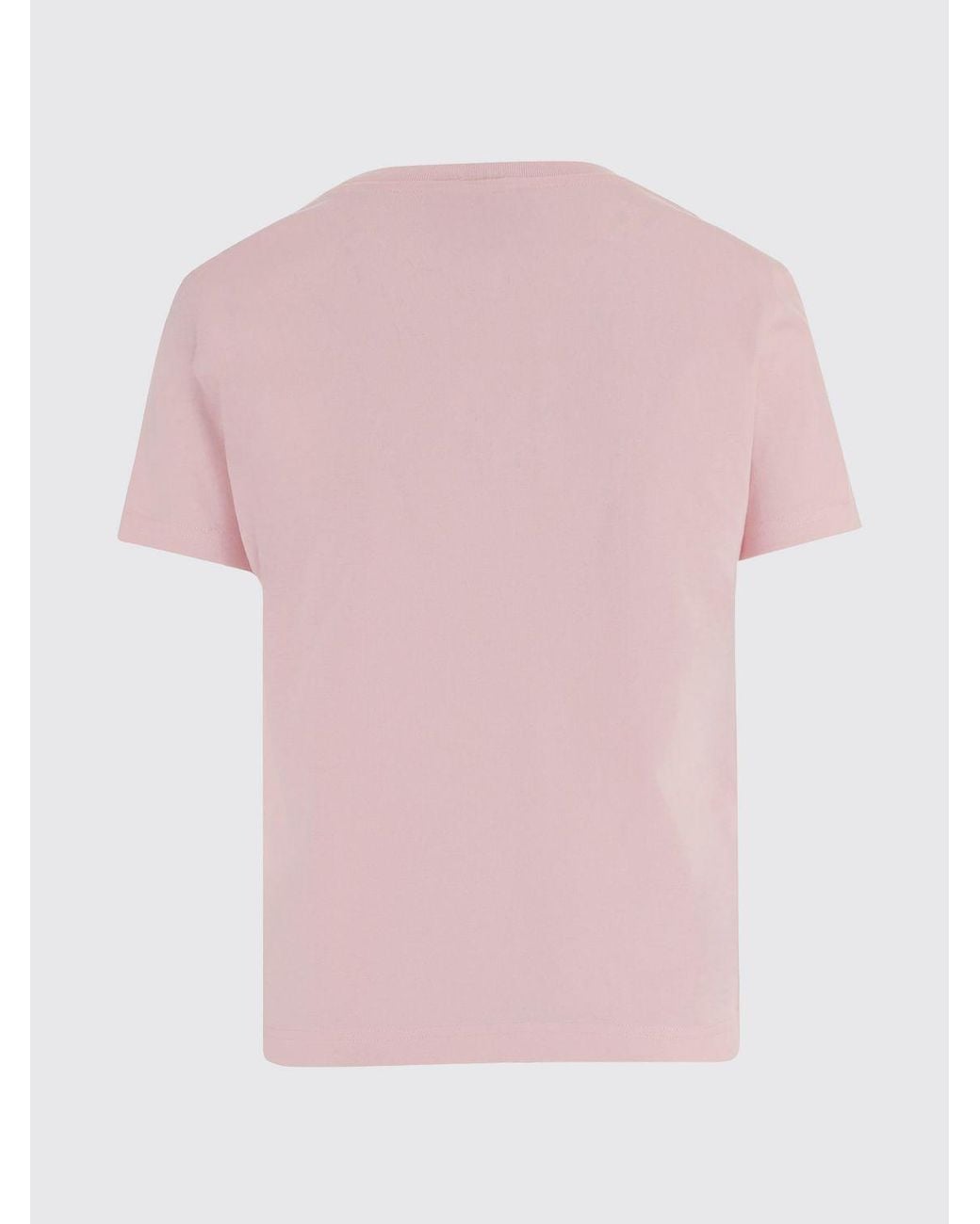 Casablanca Pink Organic Cotton T-Shirt With Print