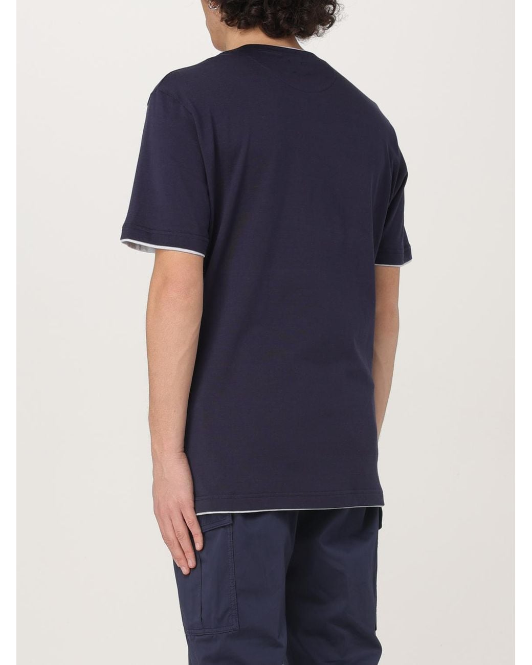 Eleventy Blue T-Shirt for men