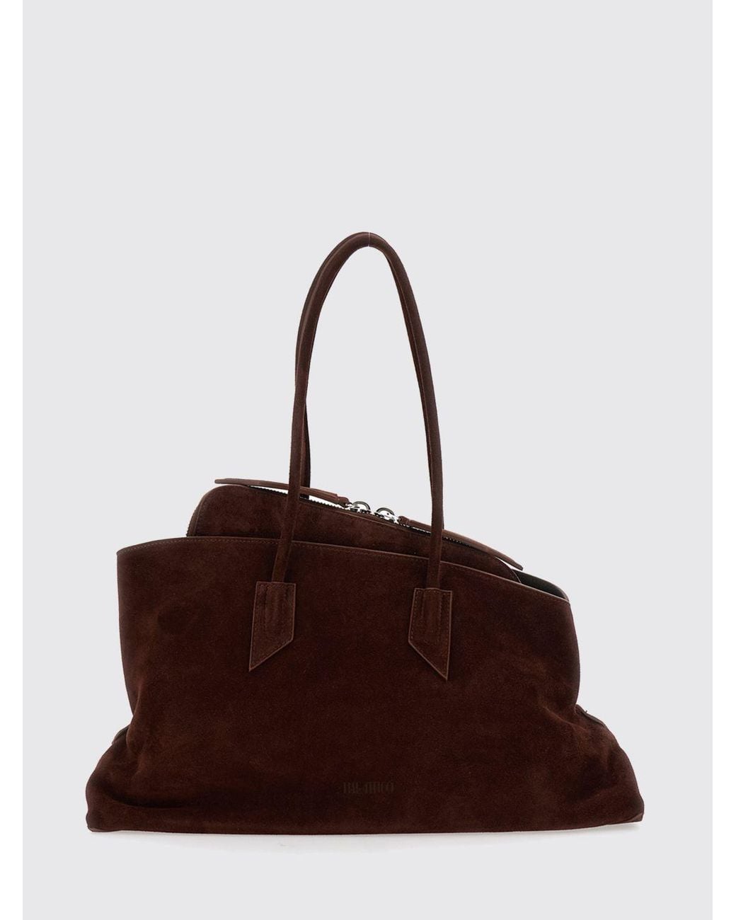 The Attico Brown La Passeggiata Medium Shoulder Bag