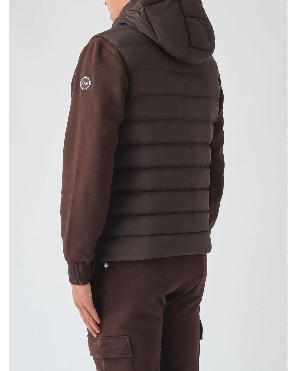 Colmar Brown Quilted Padded Gilet for men
