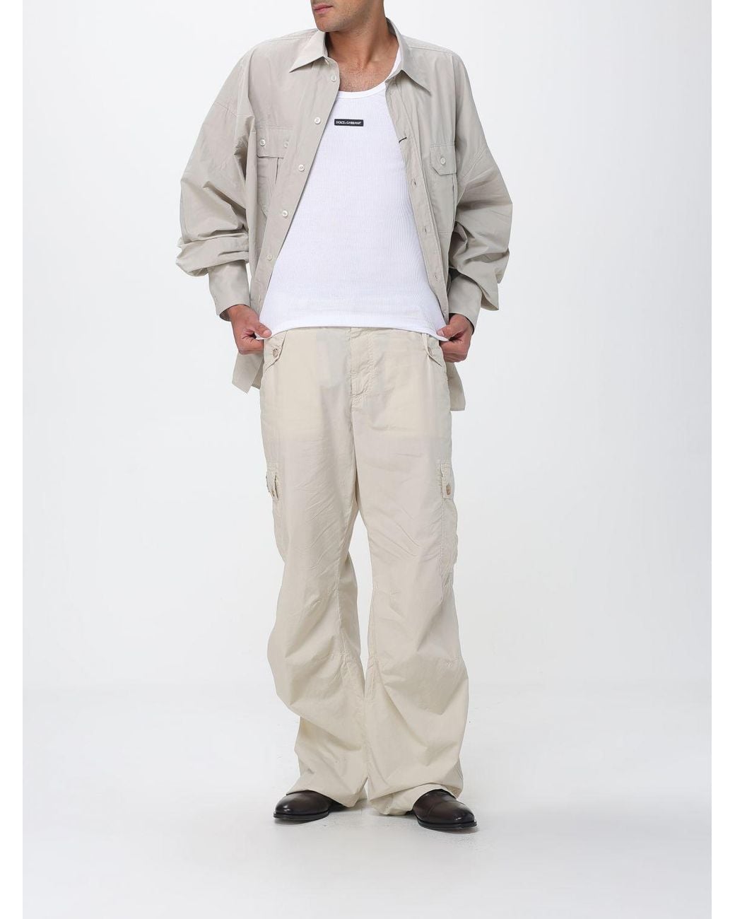 Dolce & Gabbana White Sweater for men