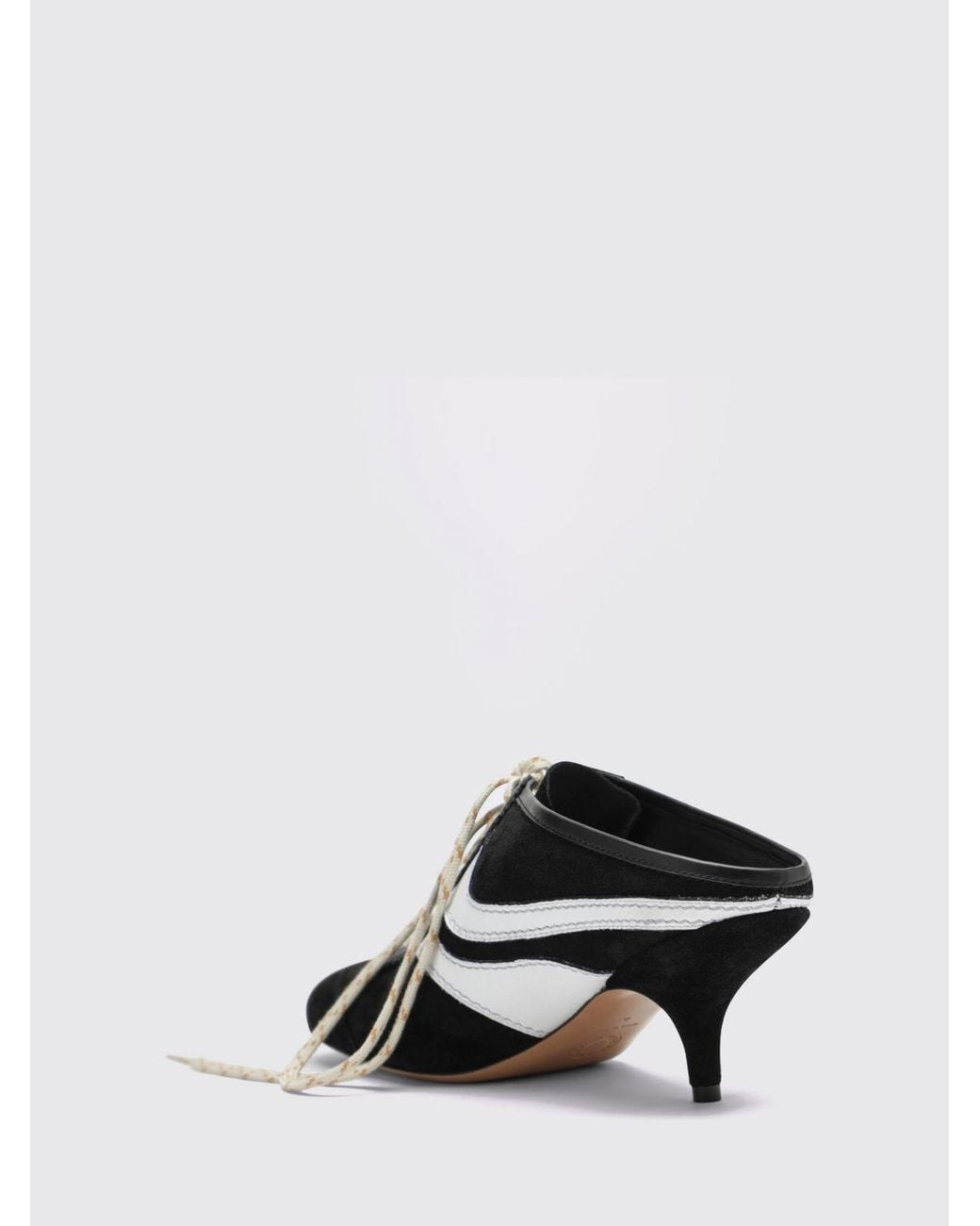 Dries Van Noten White Heeled Sandal