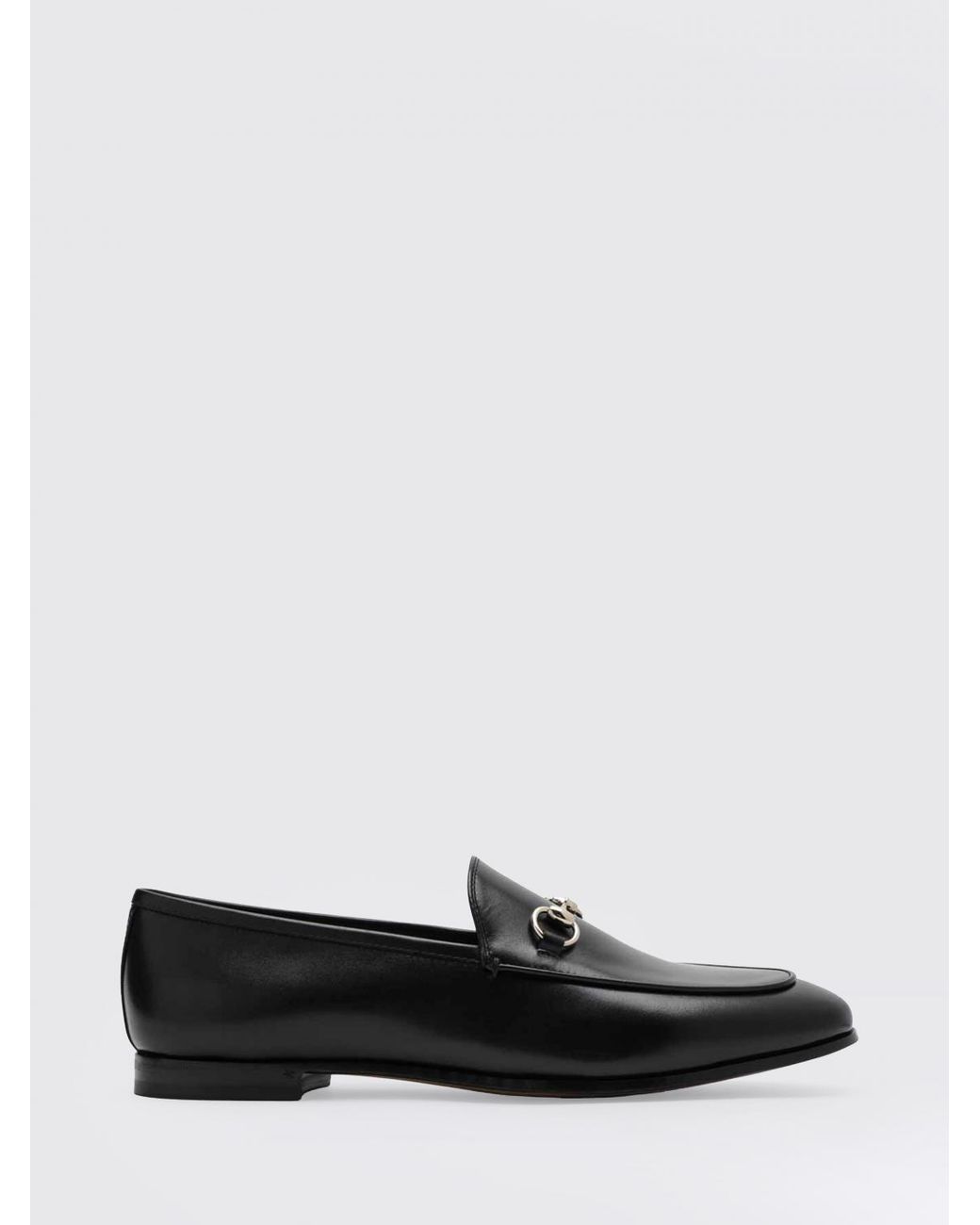 Gucci White Jordaan Leather Loafer