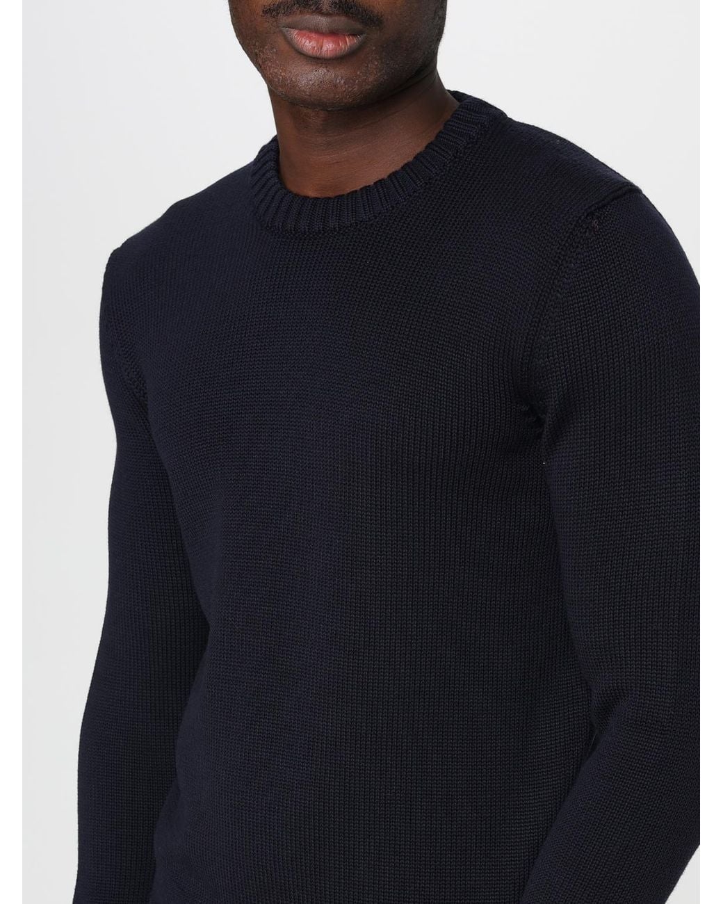 Zanone Blue Sweatshirt for men