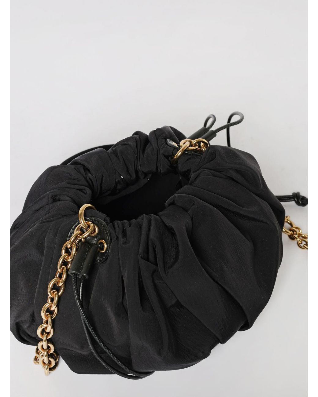 ChloÉ Clutch Plissé De Tejido Fruncido Chloé de color Black
