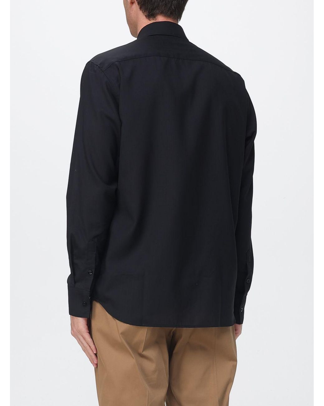 PT Torino Blue Classic Cotton Shirt for men