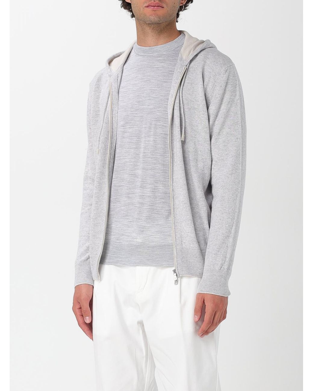 Eleventy Gray Jumper for men