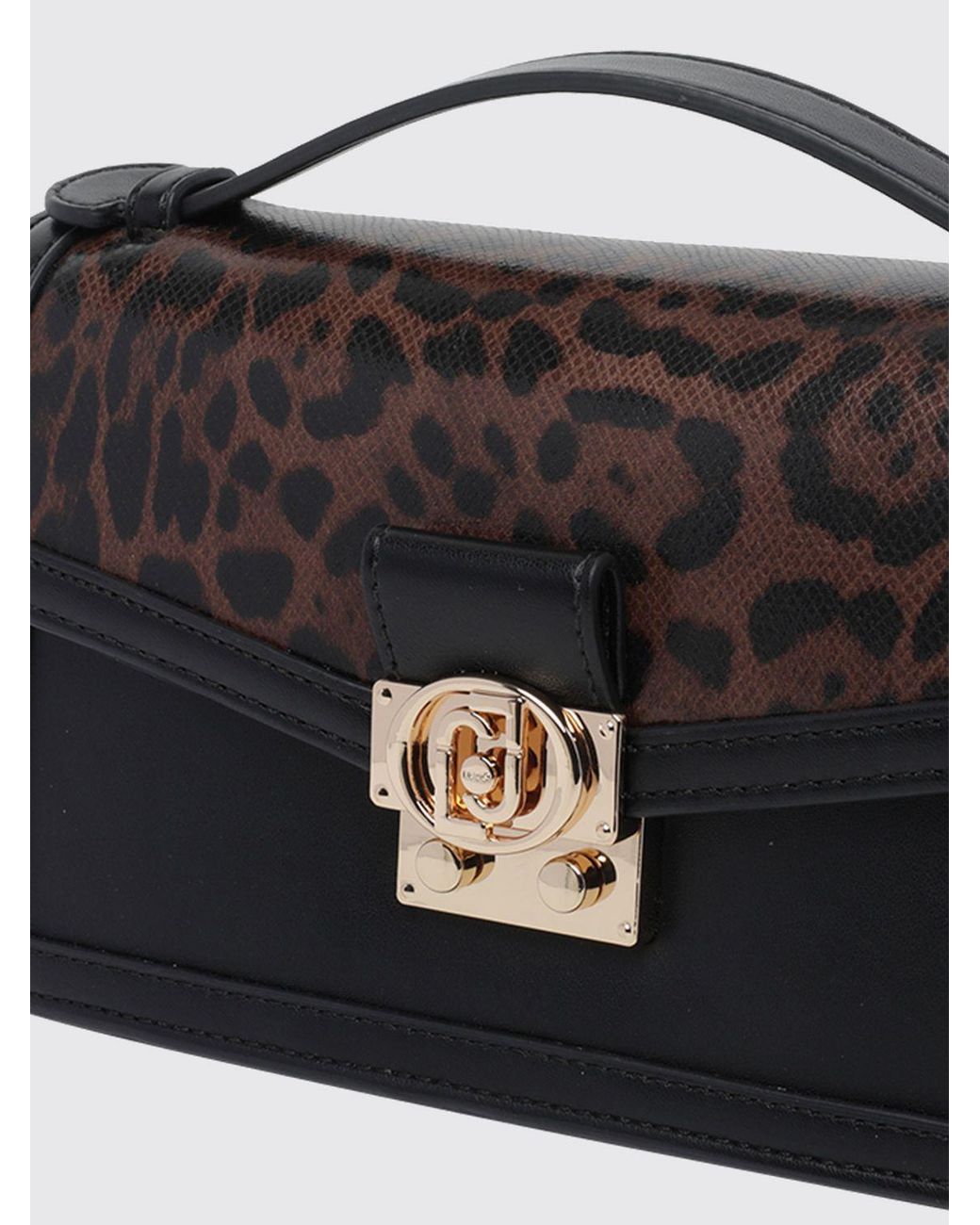Liu Jo Black Animal Print Mini Bag