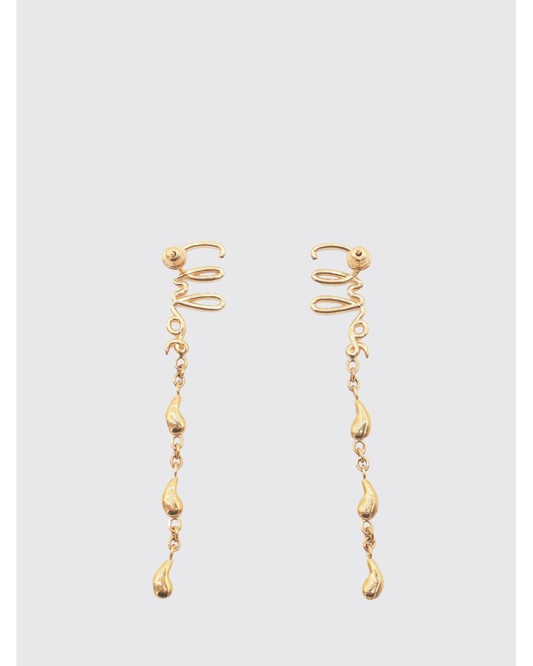 Chloé White Chlo&Eacute Iconic Brass Earrings