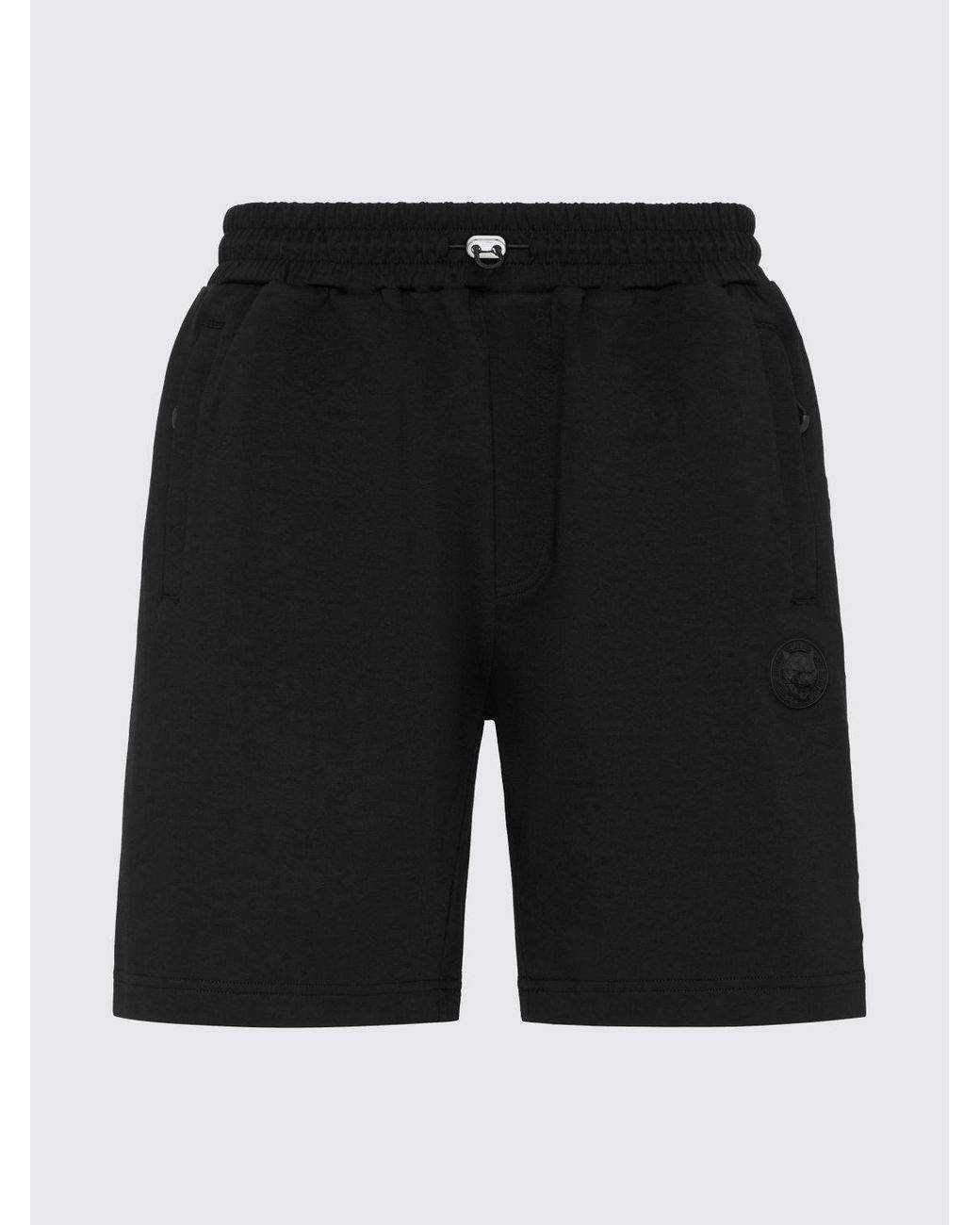 Philipp Plein Black Shorts for men