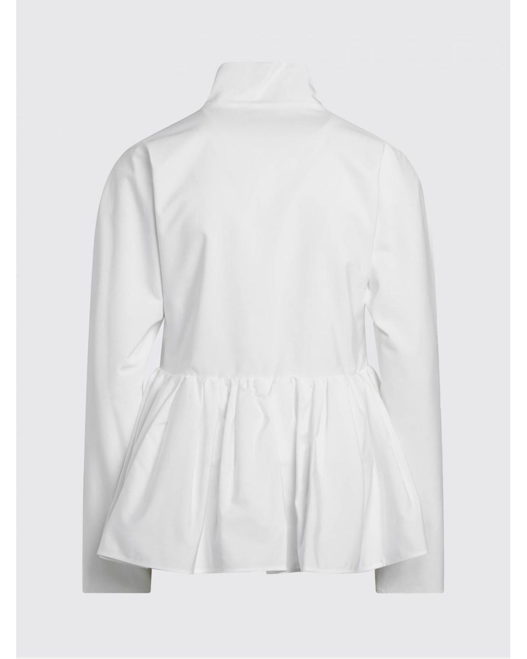 Chaqueta De Popelina De Algodón Alaïa de color White