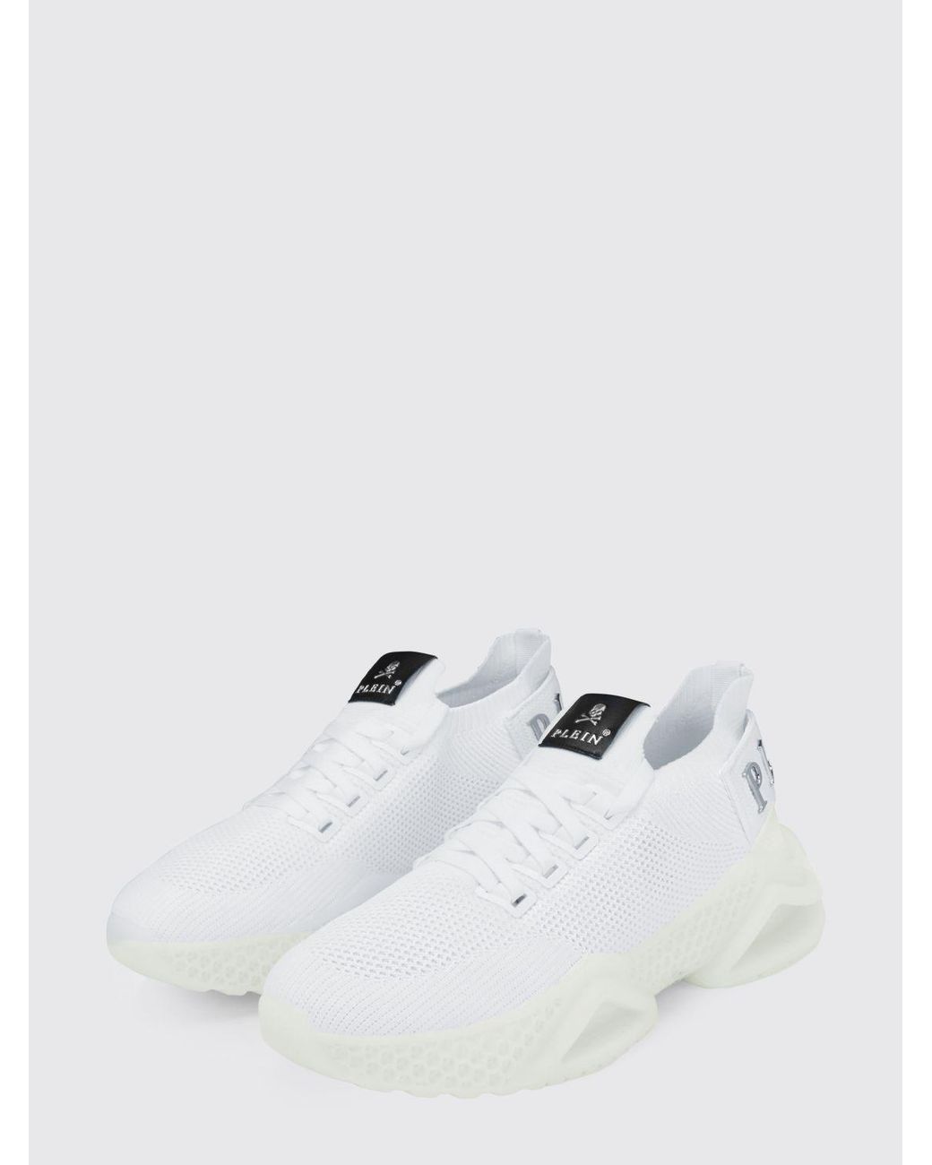 Philipp Plein White Low-Top Sneakers for men