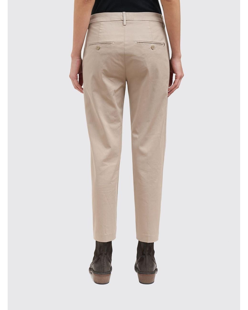 Dondup Natural Cropped Trousers