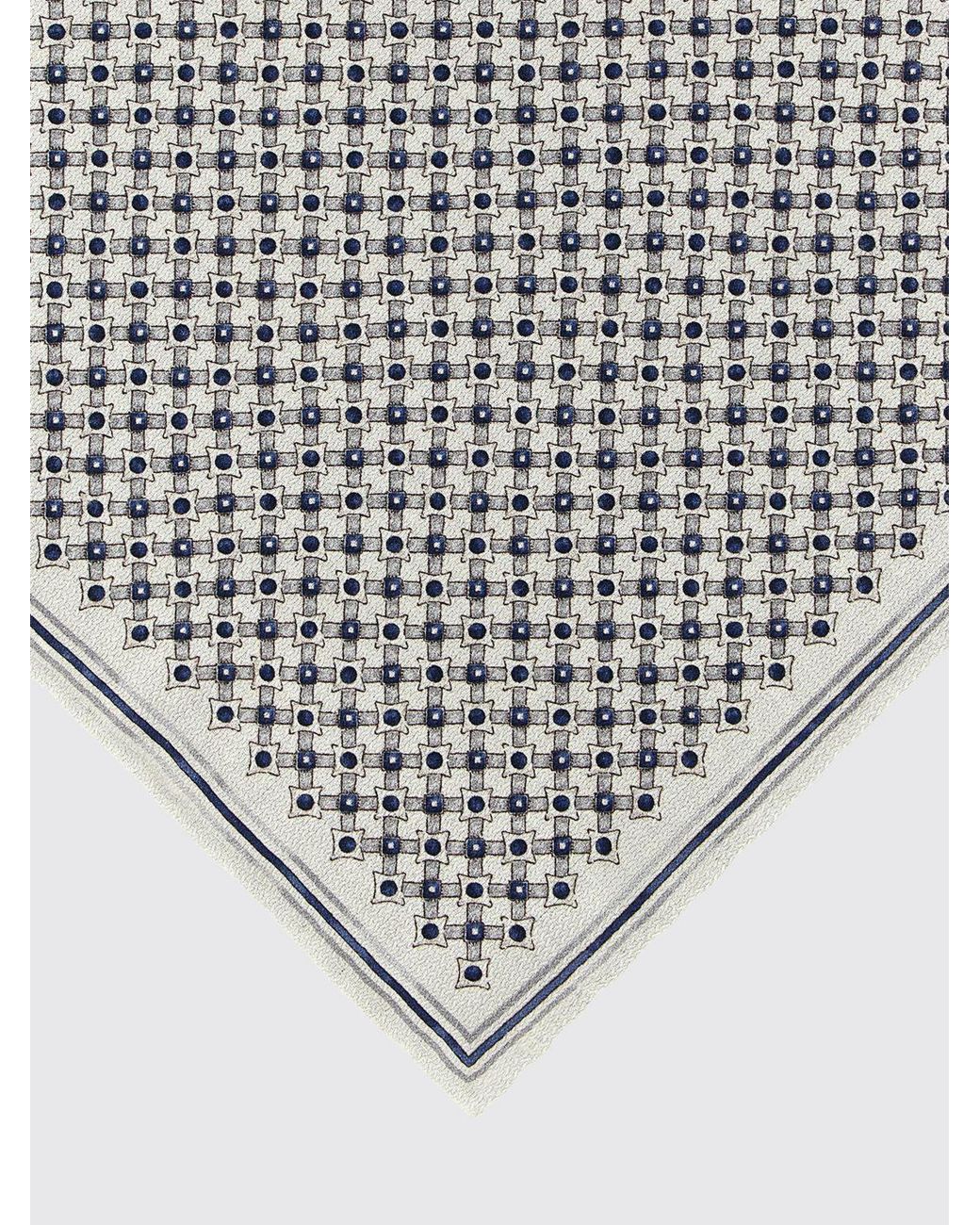 Brunello Cucinelli Gray Silk Pouch for men