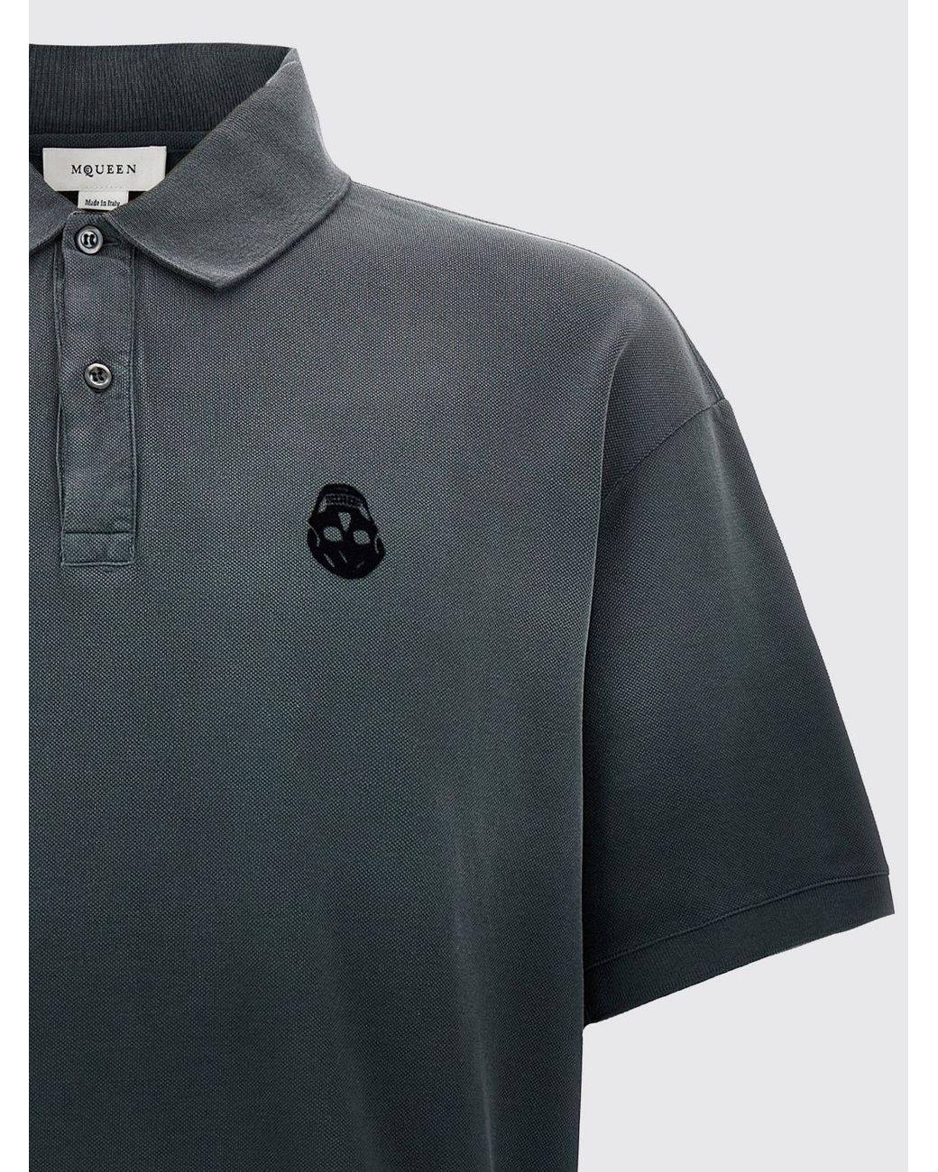 McQueen Blue Polo Shirt for men