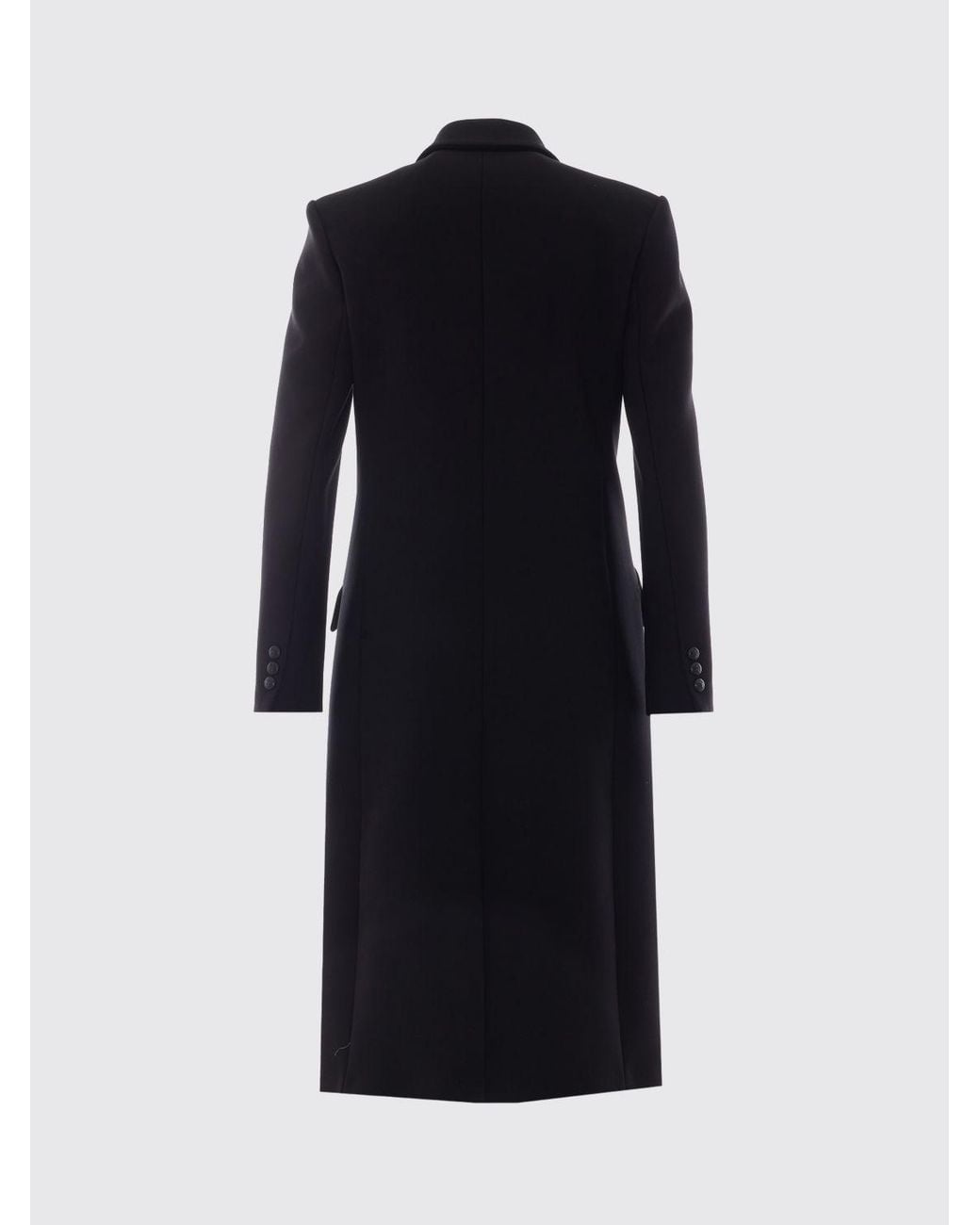 Elisabetta Franchi Blue Long Double-Breasted Coat