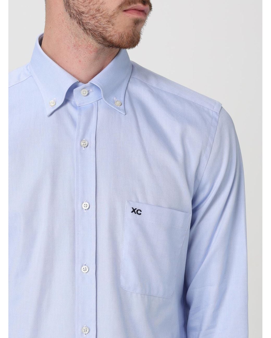 Camicia Classica di XC in Blue da Uomo