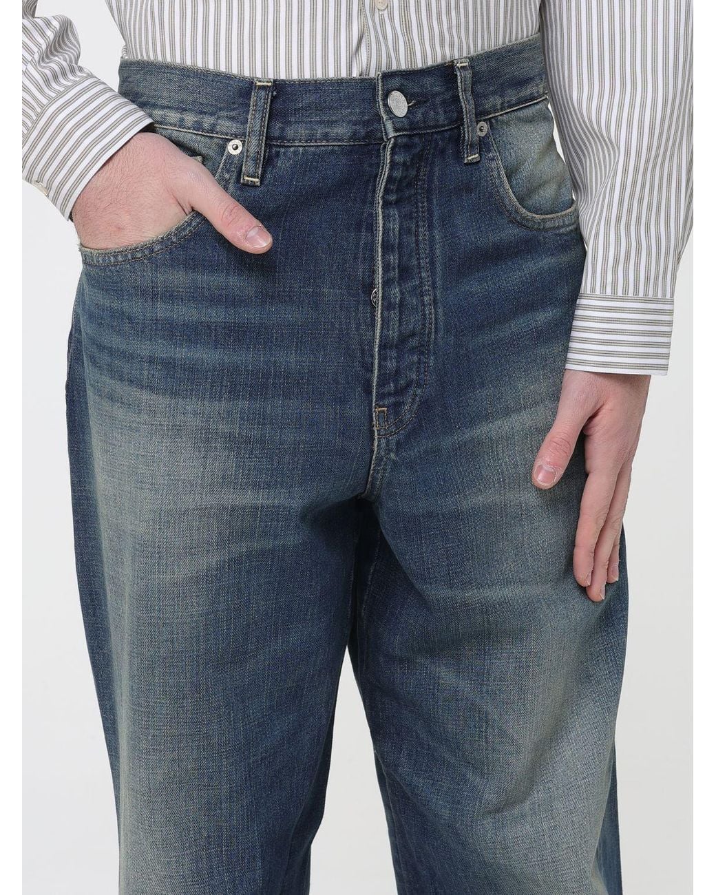 sunflower Blue Straight Denim Jeans for men