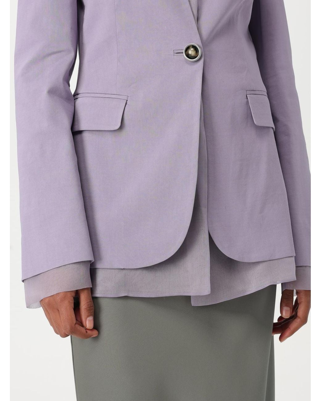 Pinko Purple Vneck Blazer