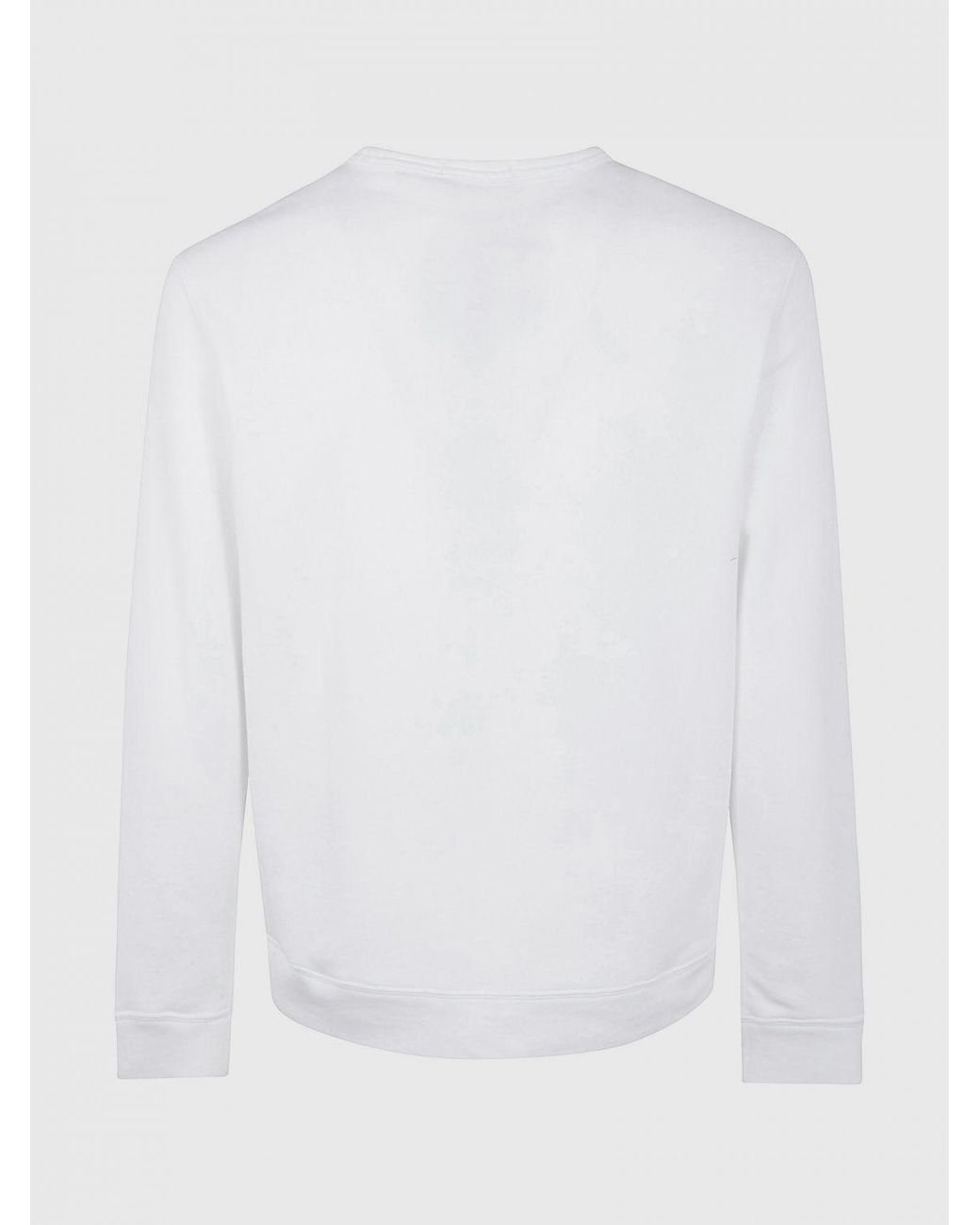 Polo Ralph Lauren White Cotton Blend Crewneck Sweatshirt With Logo for men