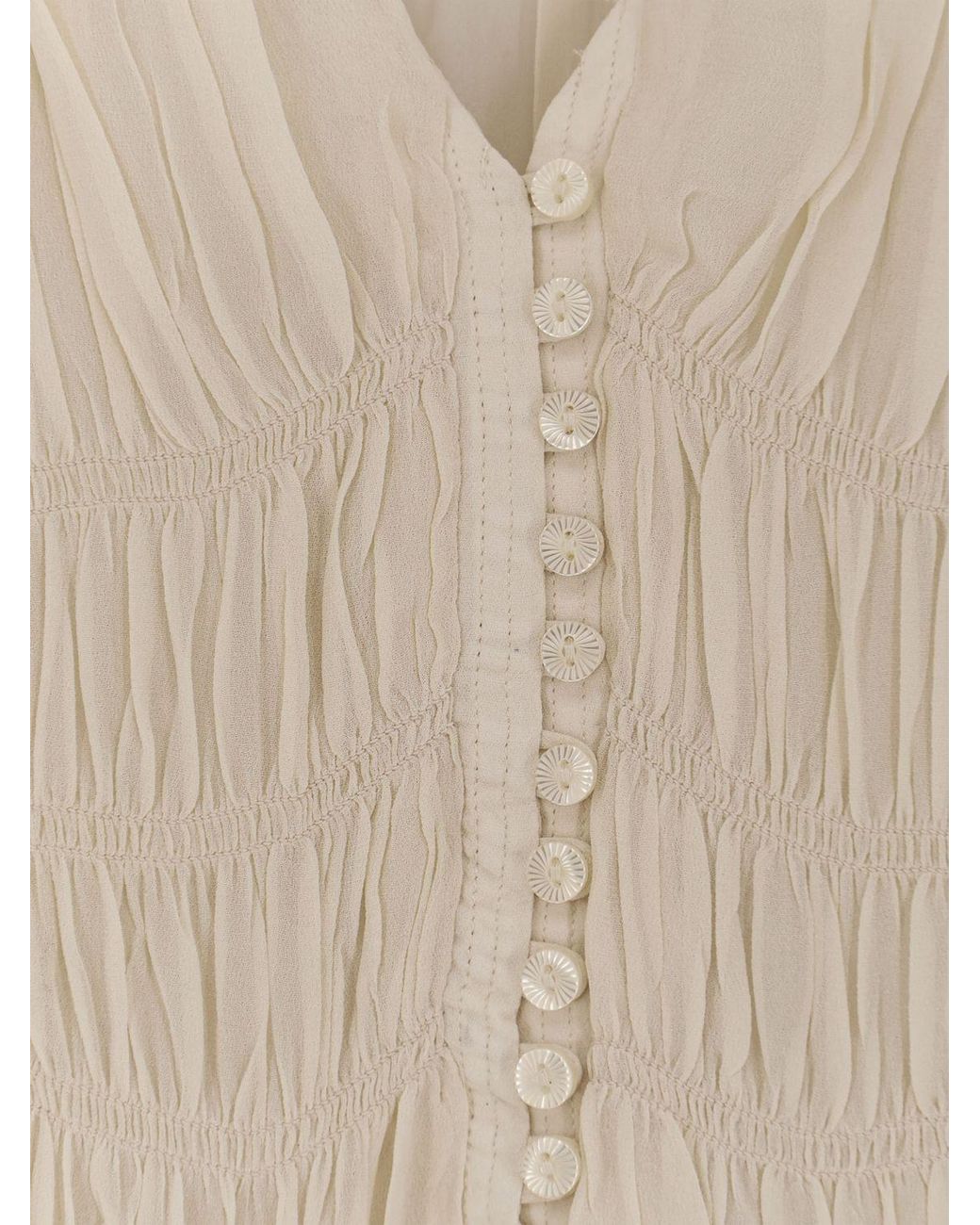 Isabel Marant Natural Viscose Dress