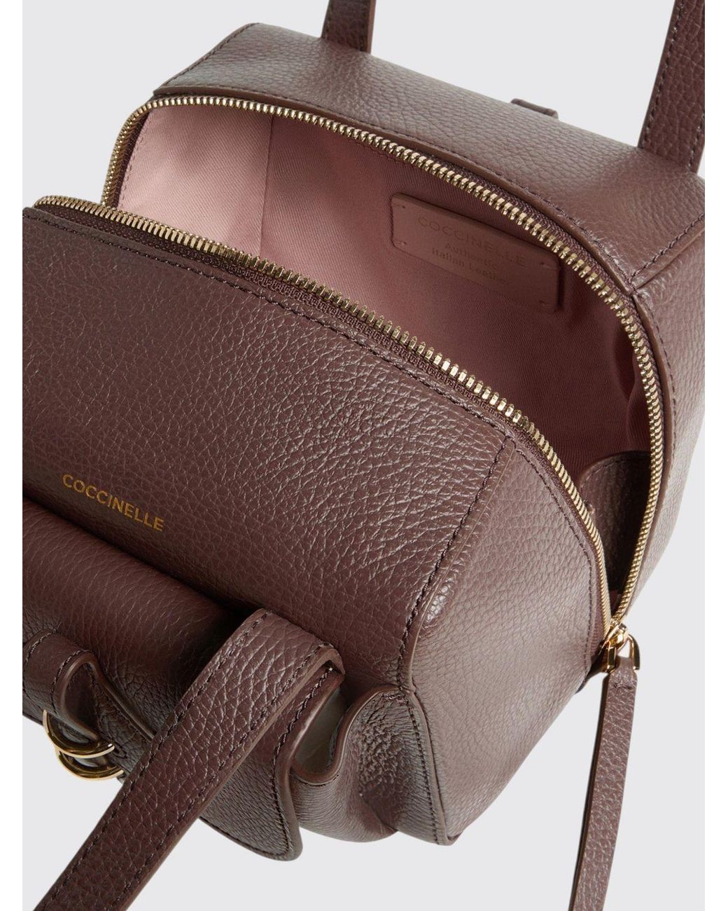 Coccinelle Multicolor Mavery Asymmetrical Tumbled Leather Shoulder Bag