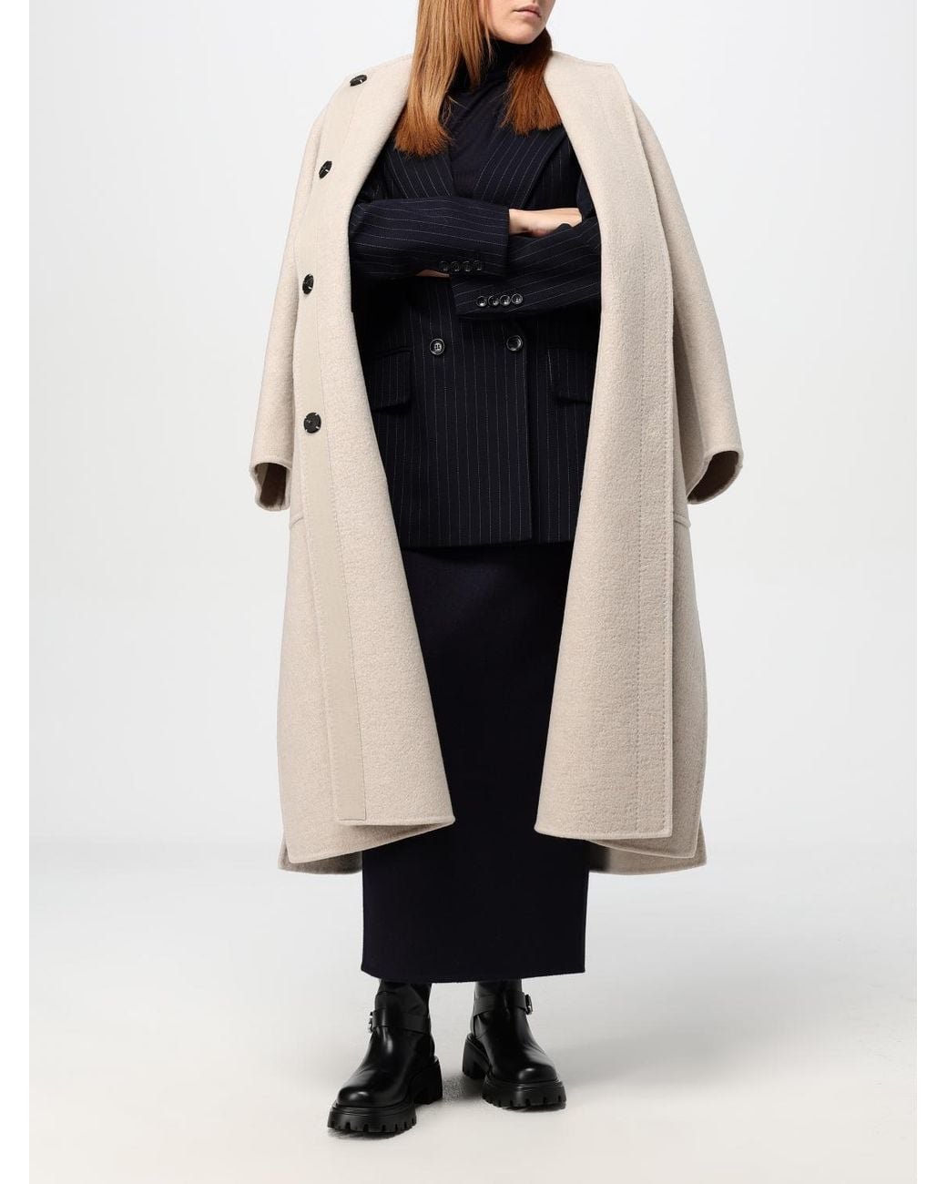 Abrigo Mujer Max Mara de color Natural