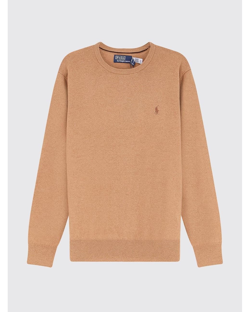 Polo Ralph Lauren Wool Crewneck Jumper With Embroidered Pony Logo in ...