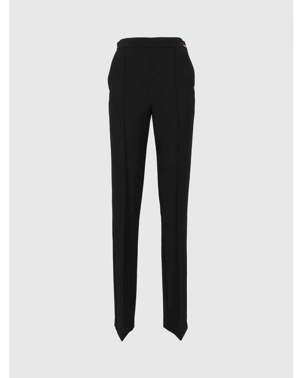 Elisabetta Franchi Blue High-Waisted Skinny Trousers