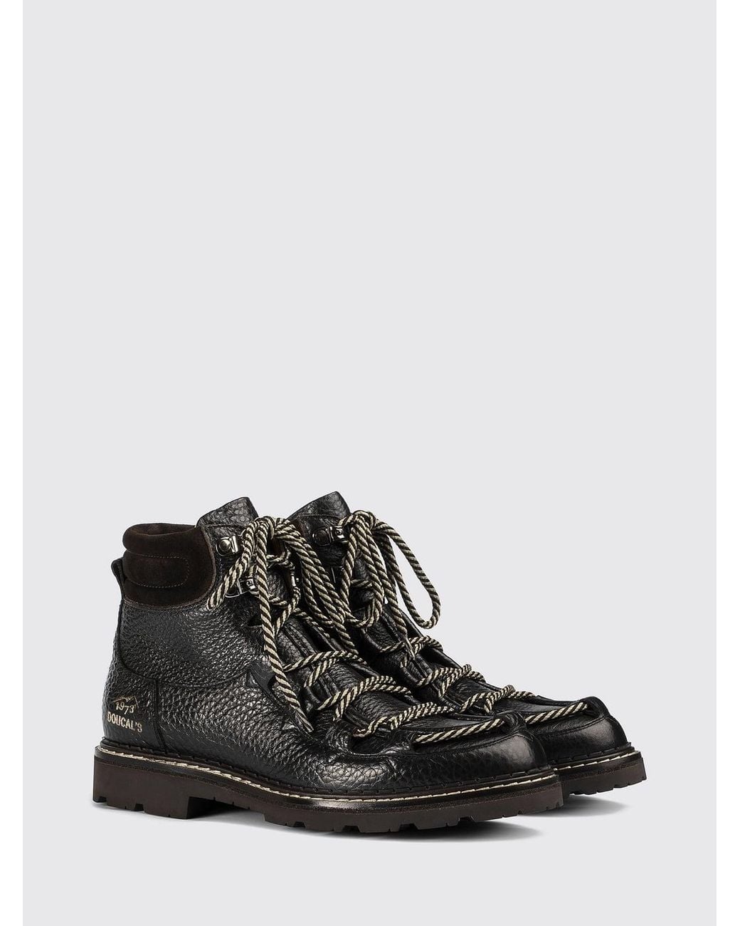 Doucal's Black Boot for men