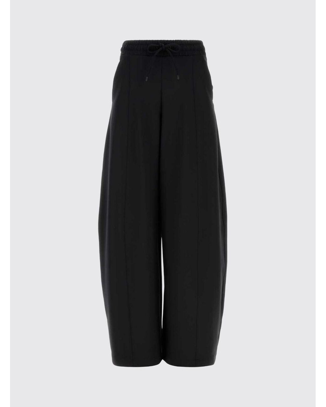 Max Mara Blue Olmo Wide-Leg High-Waisted Technical Fabric Jogging Trousers