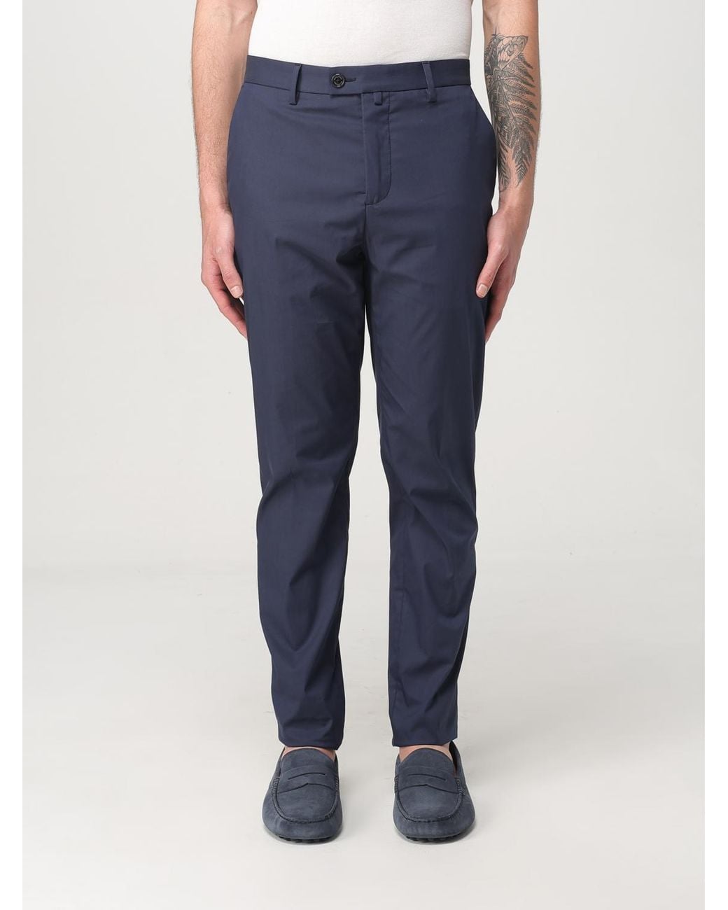 Brooksfield Blue Trousers for men