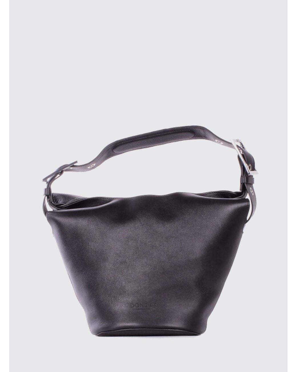 Dondup Blue Leather Bucket Bag