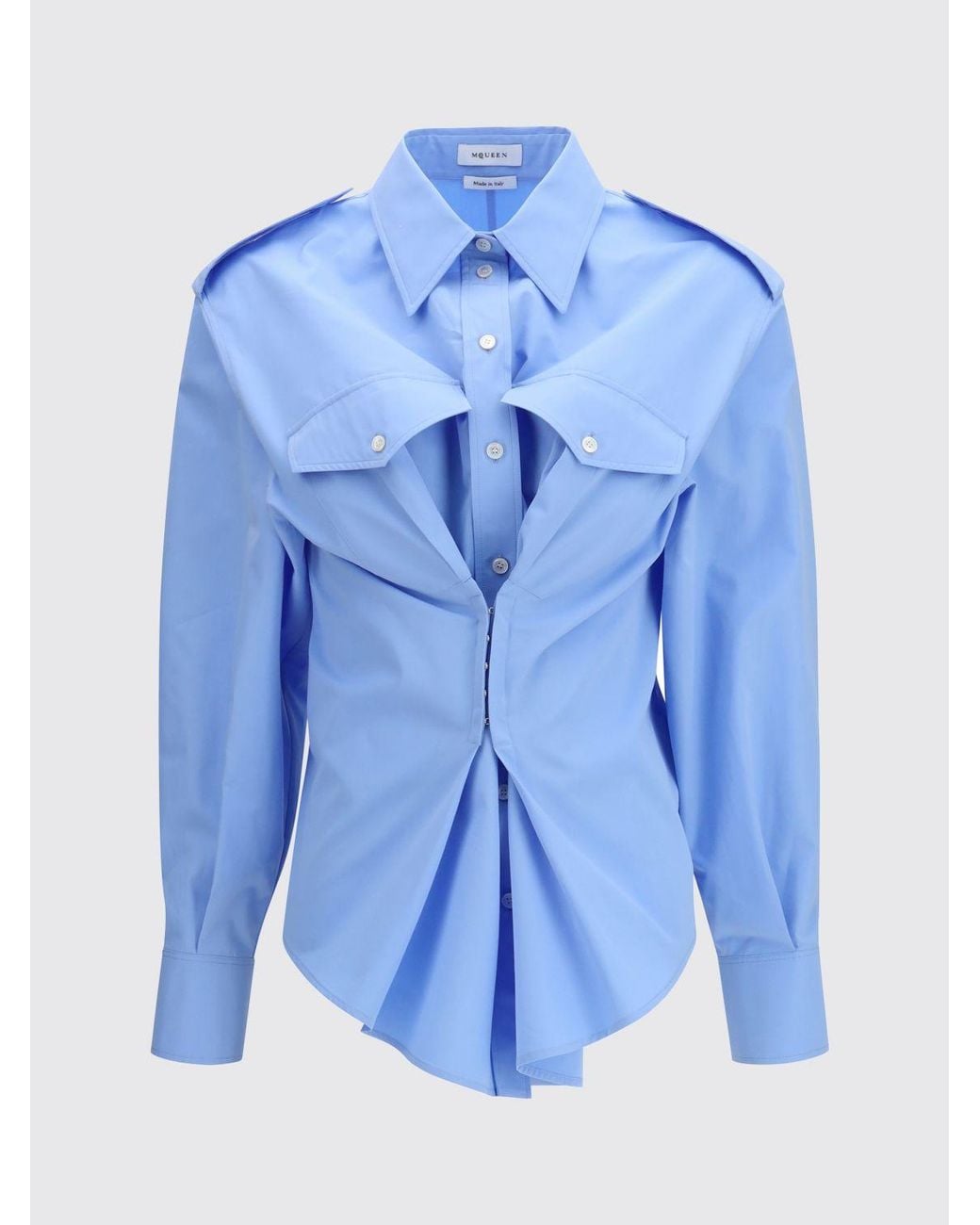 Alexander McQueen Blue Shirt