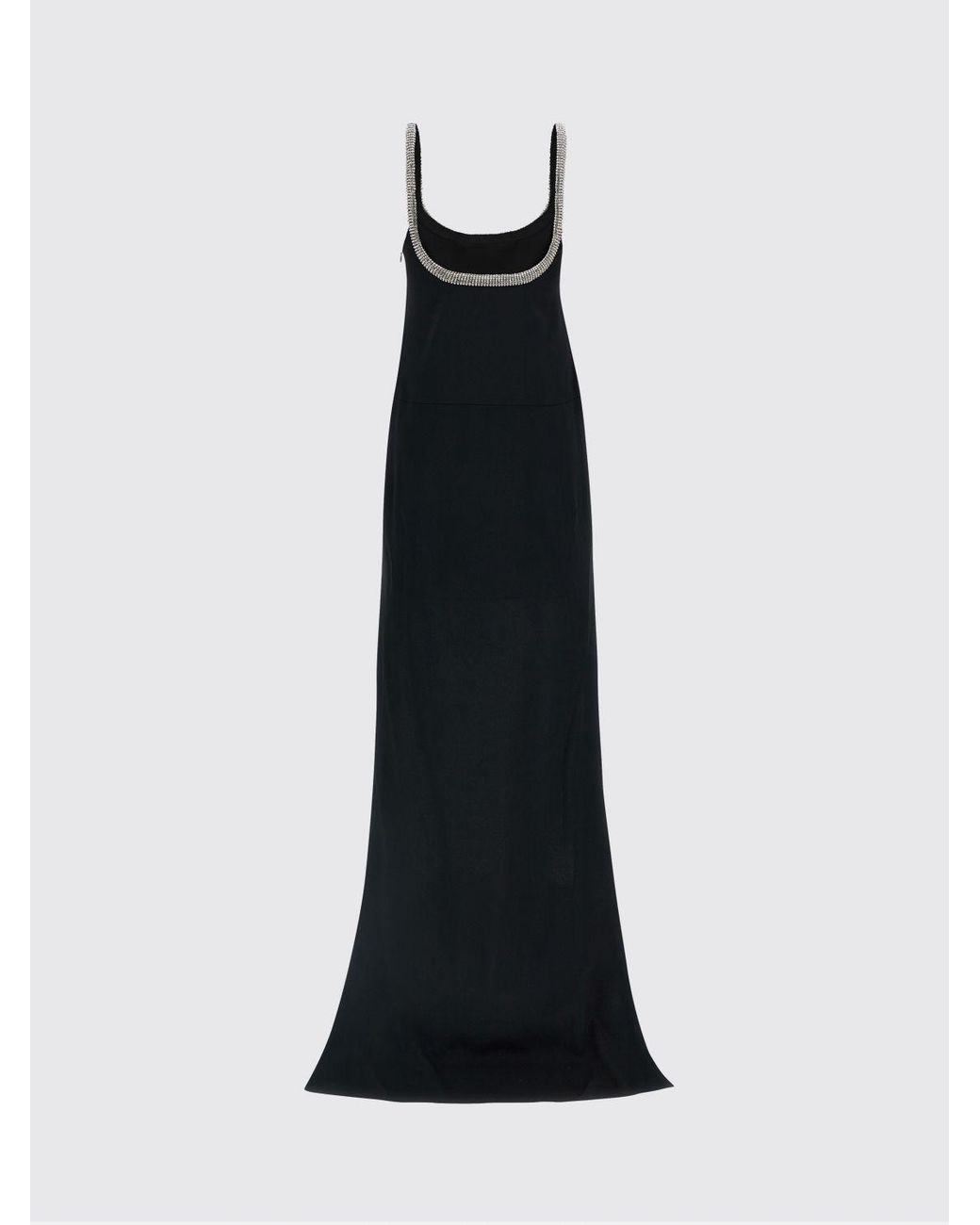 Tom Ford Black Viscose Blend Dress With Crystals