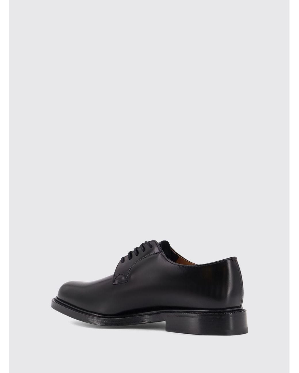 Church's White Shannon Smooth Calf Leather Round-Toe Derby Shoes for men